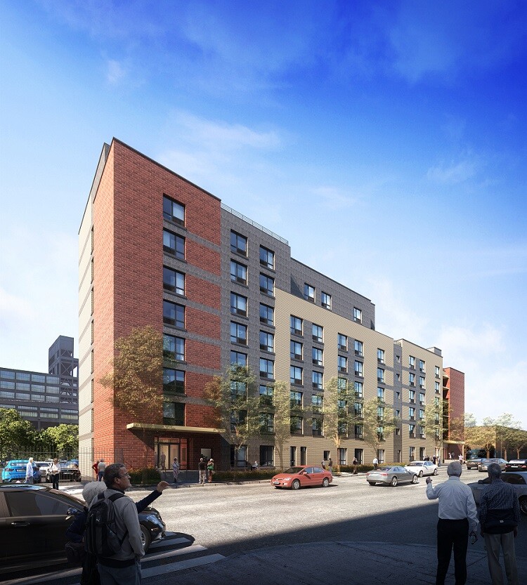 Comunilife is developing 93 affordable and supportive housing units on the campus of NYC Health + Hospitals’ Woodhull campus in Brooklyn. This second phase is being built next to an 89-unit first phase that opened in 2019. 